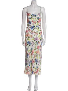 Alice and Olivia Harmony Floral Maxi Slip Dress. Size 10